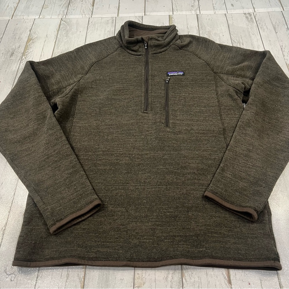 Patagonia Men's Better Sweater 1/4-Zip Fleece Pullover Sz M